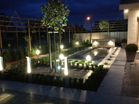 Buitenverlicht avond
